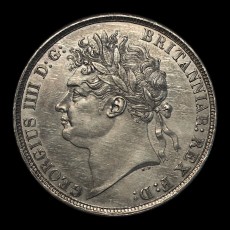 1822 crown obverse
