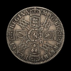 William and Mary halfcrown reverse