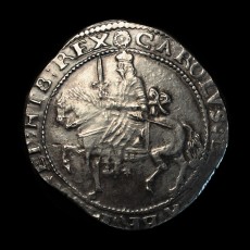 Charles I halfcrown obverse