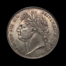 1820 halfcrown obverse