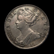1707 halfcrown obverse