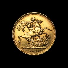 1821 sovereign reverse