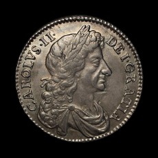 1677 halfcrown obverse