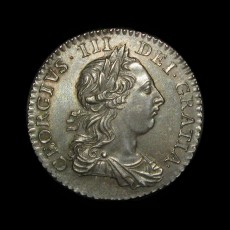 George III shilling obverse