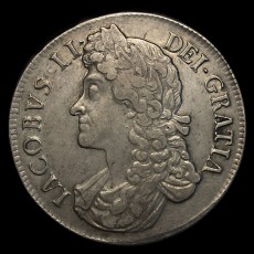 James II crown obverse