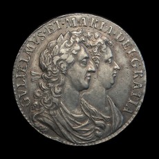 1689 halfcrown obverse
