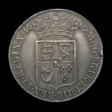 1689 halfcrown reverse