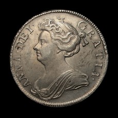 1708 halfcrown obverse
