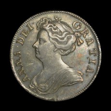 Anne halfcrown obverse