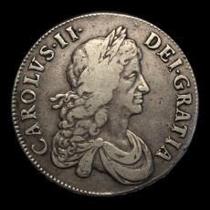 Charles II crown obverse