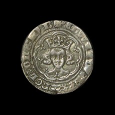 Edward III halfgroat obverse