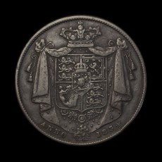 1834 halfcrown reverse
