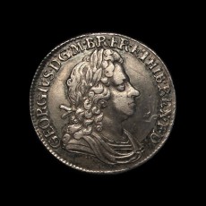 1723 shilling obverse