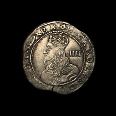 Charles I groat obverse