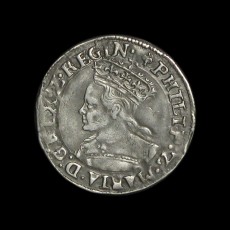 Philip and Mary groat obverse